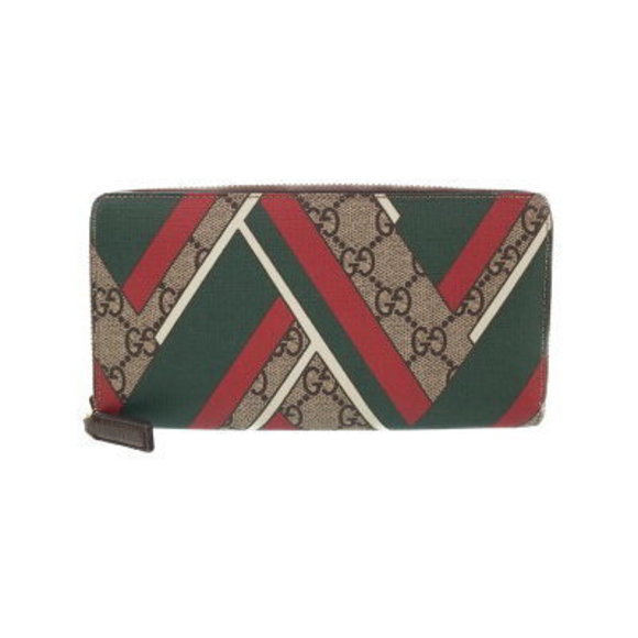 Gucci GG Chevron Zip Wallet Long - Picture 1 of 5
